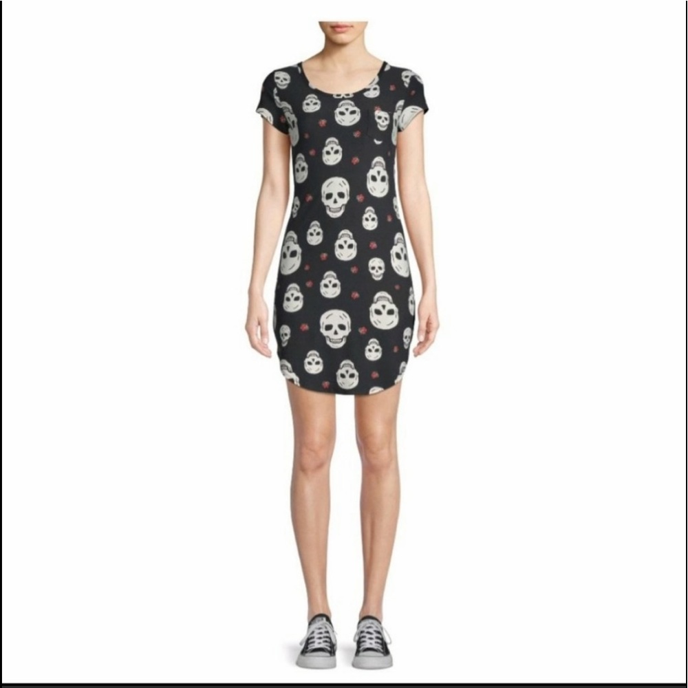Skull Mini T-Shirt Dress NWT